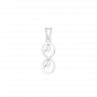 Boundless love - Diamond and Gold Pendant For Him
