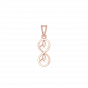 Boundless love - Diamond and Gold Pendant For Him