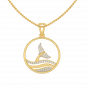 In Joy Fish Gold Diamond Pendant