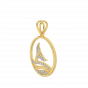 In Joy Fish Gold Diamond Pendant