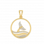 In Joy Fish Gold Diamond Pendant