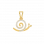 The Snail Trail Gold Diamond Pendant