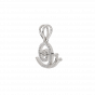 The Snail Trail Gold Diamond Pendant