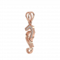 The S Horse Gold Diamond Pendant