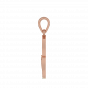 The S Horse Gold Diamond Pendant