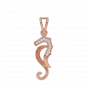 The S Horse Gold Diamond Pendant