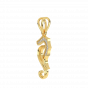 The S Horse Gold Diamond Pendant