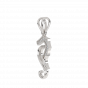 The S Horse Gold Diamond Pendant