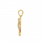 Capture The Sea Horse Gold Diamond Pendant