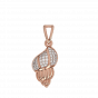 The Sound Of Conch Gold Diamond Pendant