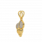 The Sound Of Conch Gold Diamond Pendant