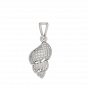 The Sound Of Conch Gold Diamond Pendant