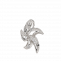 Make Wish Starfish Gold Diamond Pendant