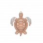 Totally Turtle Gold Diamond Pendant