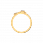 Blossom love diamond and gold ring For Her