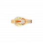 Blossom love diamond and gold ring For Her