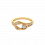 Blossom love diamond and gold ring For Her
