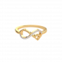 Forever yours diamond and gold ring For Her
