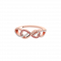 The Eternity - Diamond and Gold Ring For Her