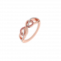The Eternity - Diamond and Gold Ring For Her