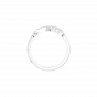 The love infinity diamond gold ring For Her