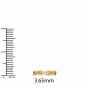 Everlasting love diamond and gold half band For Her
