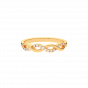 Everlasting love diamond and gold half band For Her