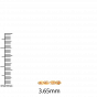 Everlasting love diamond and gold half band For Her