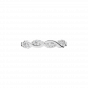 Everlasting love diamond and gold half band For Her