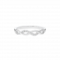 Everlasting love diamond and gold half band For Her