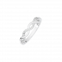 Everlasting love diamond and gold half band For Her