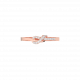 kiss of Love diamond and gold ring For Her