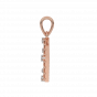 Scorpio Zodiac Sun Sign Gold Diamond Pendant