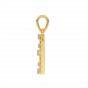 Scorpio Zodiac Sun Sign Gold Diamond Pendant