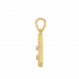 Taurus Zodiac Sun Sign Gold Diamond Pendant