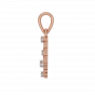 Virgo Zodiac Sun Sign Gold Diamond Pendant