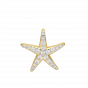 The Starfish Gold Diamond Pendant