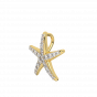 The Starfish Gold Diamond Pendant