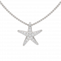 The Starfish Gold Diamond Pendant