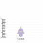 The Enamel and Diamond Hamsa Evil eye Charm Pendant