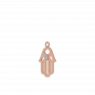 The Diamond Hamsa Charm Pendant