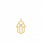 The Diamond Hamsa Charm Pendant