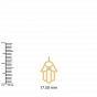 The Diamond Hamsa Charm Pendant