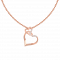 The Forever in Love Diamond Heart Pendant Charm
