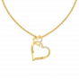 The Forever in Love Diamond Heart Pendant Charm
