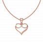 The Diamond Infinity and heart Pendant