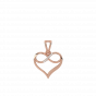 The Diamond Infinity and heart Pendant