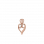 The Diamond Infinity and heart Pendant