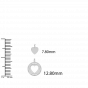 The Forever Together Diamond Heart Charm Pendant