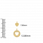 The Forever Together Diamond Heart Charm Pendant